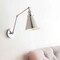 Jonathan Y Rover 7" Classic Industrial Metal Adjustable Arm LED Wall Sconce, Chrome JYL7460A - alternate 6