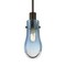Besa Lighting Wish Cord Pendant, Blue/Clear, Bronze Finish, 1x40W Incandescent 1JT-WISHBL-BR - alternate 1