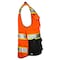 Dome75 OMNI Series Black Bottom Solid Front Heavy-Duty Utility Vest with MUL System & ProPocket MD OV8725 - alternate 4