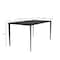 Leisuremod Rectangular 55.11 in W, 28.7 in L, Glass/Aluminum, Clear ATBL-55CL-G - alternate 11