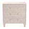 Baxton Studio Nira Modern Beige Faux Shagreen 3-Drawer Storage Cabinet 251-13971-ZORO - alternate 7