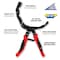 Performance Tool Angled Filter Pliers, 2-5 in. Capacity, Offset Jaws W54315 - alternate 4