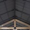 Sunjoy Newville 10.1ft x 21.6ft FSC Wood Carport, Privacy Wall, Rain Gutter, Outdoor Cedar Gazebo Pavilion A110001120 - alternate 7