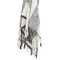 Homeroots 50" X 60" Black And Ivory Cotton Woven Striped Throw Blanket with Fringe 518831 - alternate 4
