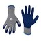 General Electric Unisex Crinkle Dipped Gloves Blue/Gray M 1 pair GG209MC - alternate 1