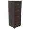 Homeroots 52" Espresso Wood Filing Cabinet With Drawers 249818 - alternate 6