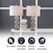 Jonathan Y Bella 27" Glass Triple-Sphere LED Table Lamp, Clear/Brass, 2PK JYL1070A-SET2 - alternate 12