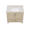 Craft And Main Vanity, w/Engineered Sto, 36in, Natural Oak AWNVT3619D - alternate 7