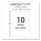 Avery No-Iron Fabric Labels, Handwrite Only, 1 x 1.75, White, 100PK 40723 - alternate 5