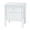 Baxton Studio Hoffman Scalloped Bedroom Set, White, King 272-14815-14815-14816-14819-ZORO - alternate 8