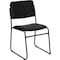 Flash Furniture Stack Chair, Sled Base, Black Vinyl XU-8700-BLK-B-VYL-30-GG - alternate 1