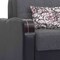 Homeroots 74" Gray Chenille Convertible Futon Sleeper Sofa And Toss Pillows With Storage 607195 - alternate 7