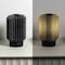 Jonathan Y Banks 8.5" Modern Minimalist Paper Pleated Column Accent LED Table Lamp, Black JYL9102A - alternate 7