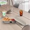 Ecoquality 29oz 2 Compartment Rectangular Sugarcane Container Compostable Bowl With Fiber Lid, 100PK EQCRTB2CWSL29-100 - alternate 6
