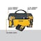Dewalt COMPACT CORDLESS COMBINATION KIT, TOOLS: DRILL DRIVER, IMPACT DRIVER, 20 V DC, 1.5 DCK280C2 - alternate 4