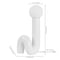 Jonathan Y Katya 18" Scandinavian Minimalist Ceramic Spiral Tube LED Table Lamp, White JYL5500A - alternate 5