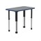 Correll TFL Collaborative Desk, 20 in D X 34 in W X Particleboard AD3420TF-REC-15-09-37 - alternate 1