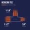 Everflow Copper Reducing Tee Fitting with Solder Cups 1-1/2''x3/4''x1-1/4'' CCRT1521 - alternate 3