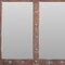 Homeroots 60" Wood Brown Rustic Solid Wood Window Pane Framed Accent Mirror 554709 - alternate 5