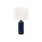 Monarch Specialties Lighting, 23"h, Table Lamp, Blue Ceramic, Ivory / Cream Shade, Contemporary, Modern I 9870 - alternate 1