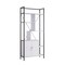 Homeroots 71" White Metal Eight Tier Etagere Bookcase with Two Doors 630395 - alternate 1