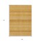 Homeroots 9' X 12' Wheat And Gold Striped Washable Indoor Outdoor Area Rug 610628 - alternate 8