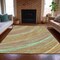 Homeroots 9' X 12' Gold Sky Blue And Coral Abstract Washable Indoor Outdoor Area Rug 631249 - alternate 6