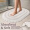 Lavish Home Reversible Bathroom Rug Set, Ivory, 2-Pieces, 32 inx20 in/24 inx17 in ST-BATH6-OI - alternate 6