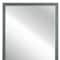 Homeroots 40" Dark Gray Solid Wood Framed Accent Mirror 510900 - alternate 4