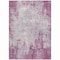 Homeroots 5' X 8' Plum And Ivory Abstract Washable Indoor Outdoor Area Rug 612359 - alternate 8