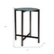 Homeroots 21" Green and Black Marble and Metal Round End Table 632677 - alternate 6