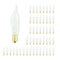 Bulbrite Incandescent CA5 Candelabra Screw Base E12 Light Bulb, 7.5 Watt, Clear, 50 pack, 2700K, 50PK 861260 - alternate 1