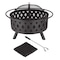 Pure Garden 32-Inch Wood Burning Fire Pit, Black 50-105 - alternate 7
