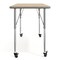 Flash Furniture Commercial Adjustable Height Rectangular Activity Table - Locking Casters-LT NAT XU-A2448-REC-LTNAT-T-A-CAS-GG - alternate 7