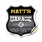 Signmission Matt's Garage I Can Fix Everything But Stupid, 18 Inch X 18 Inch, Vinyl Decal SHI-D-18-490-MATT - alternate 1