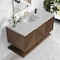 James Martin Vanities Marcello 48 in. Single Vanity, Chestnut w/ 3 CM Eternal Jasmine Pearl Silestone Top D200-V48-CSN-FEJP - alternate 5