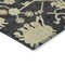 Homeroots 8' Black And Ivory Round Floral Washable Indoor Outdoor Area Rug 605189 - alternate 8