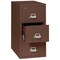 Fireking 3 Drawer, 1 Hr Fire & Impact Rated, Vertical, 31" depth Letter Brown 3-1831-CBR - alternate 3