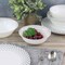 Ultra By Gibson Cane Peak 12 Piece Opal Glass Dinnerware Set in White With Grey Accents 138949.12 - alternate 5