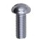 Auveco 10-32 x 1/2in Slotted Round Head Machine Screw Zinc, 100PK 2536 - alternate 1