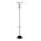 Homeroots 13in X 68in Brushed Steel Brushed Steel Stand Coat Rack 372949 - alternate 1