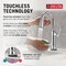 Delta Renaldi Touch2O Bar / Prep Faucet with Touchless Technology Lumicoat Chrome 9984TL-PR-DST - alternate 5