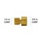Proline Series Brass 3/8-in COMP x 1/4-in COMP Adapter CP-157NLB - alternate 4