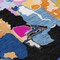 Homeroots 5' X 8' Black Blue And Pink Abstract Washable Indoor Outdoor Area Rug 599539 - alternate 7