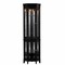 Homeroots Elegant Black Lighted Curio Cabinet 401663 - alternate 1