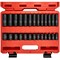 Neiko 0.375 in Dr. Impact Socket Set, Shallow and Deep, Metric 02433A - alternate 1