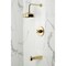 Kingston Brass Single-Handle Pressure Balanced Tub and Shower Faucet, Polished Brass KB6332AX - alternate 4