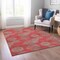 Homeroots 5' X 8' Red Gray And Silver Polka Dot Washable Indoor Outdoor Area Rug 614702 - alternate 7