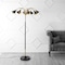 Jonathan Y Vivian 61" 10-Light Mid-Century Modern Iron Medusa Multi Head LED Floor Lamp, Black/Brass Gold JYL3096B - alternate 7