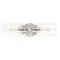 Jonathan Y Jules Edison 16.5" Cylinder 2-Light Iron/Seeded Glass Farmhouse Contemporary LED Wall Sconce, Nickel JYL7577C - alternate 9
